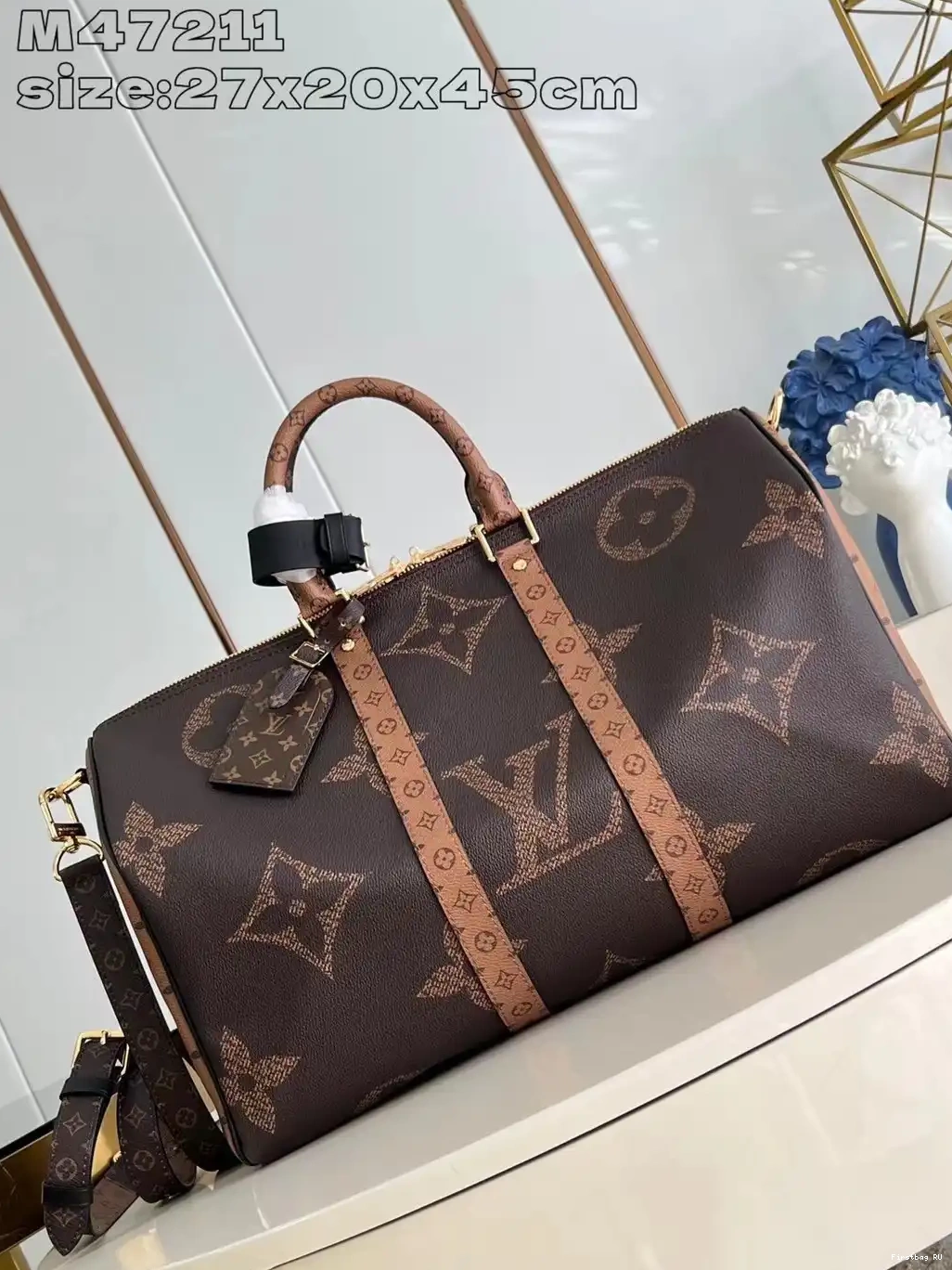 VUITTON BANDOULIÈRE LOUIS 45 KEEPALL 0613